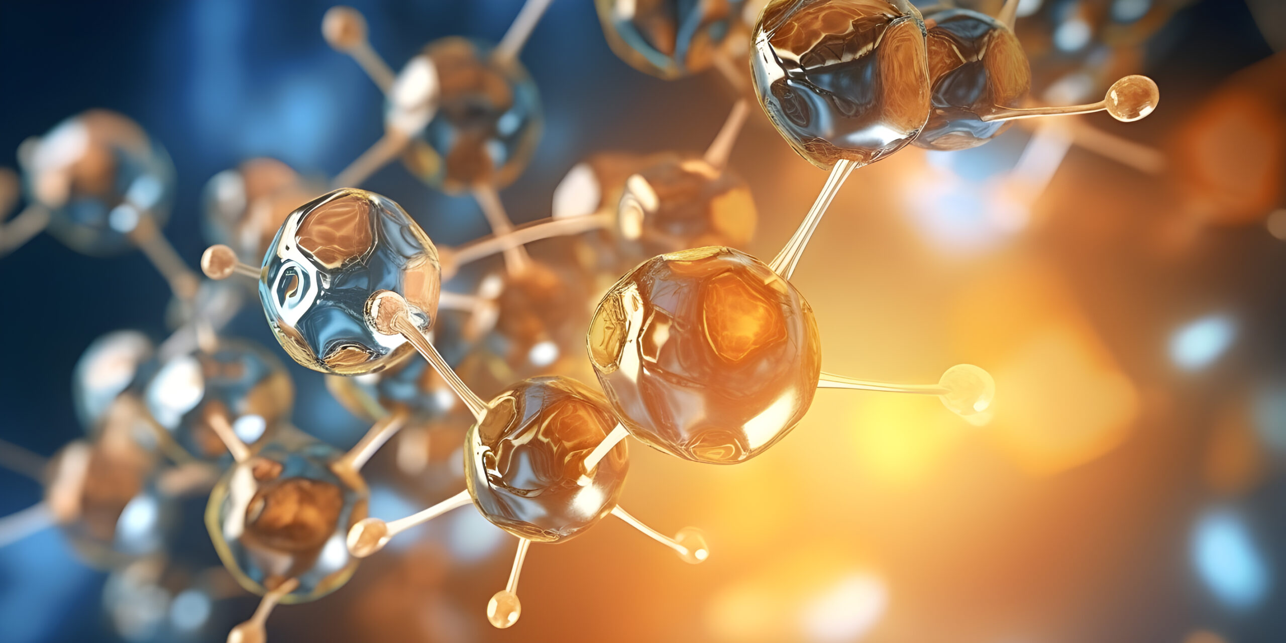 Science background with molecule or atom Science background with molecule or atom